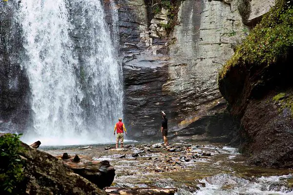 Waterfall hikes in North Carolina- Looking Glass Falls