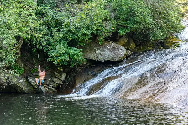 Upper Creek Falls Swimming Hole, NC